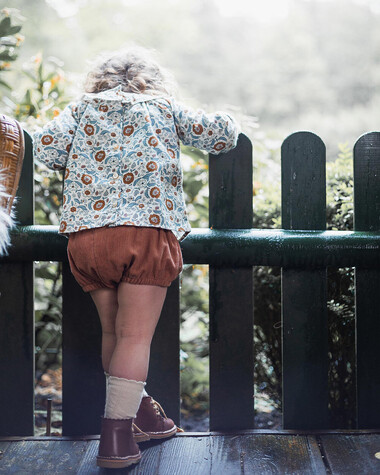 Blouse en imprim&eacute; Imprim&eacute; fleurs folk  Natalys