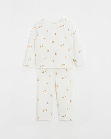 Pyjama deux pi&egrave;ces enfant Imprim&eacute; biscuits  Natalys