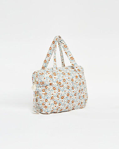 Sac &agrave; langer Imprim&eacute; fleurs folk  Natalys