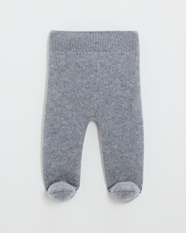 Ensemble en laine m&eacute;rinos Coloris Gris  Natalys