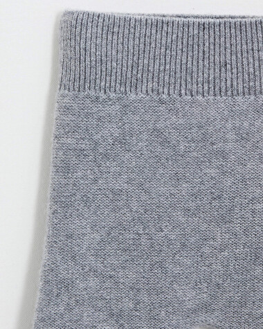 Ensemble en laine m&eacute;rinos Coloris Gris  Natalys