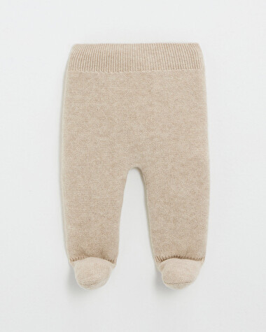 Ensemble en laine m&eacute;rinos Coloris Beige  Natalys