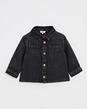 Chemise en denim Coloris gris anthracite  Natalys