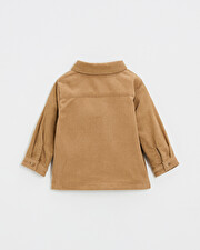 Chemise en velours côtelé Coloris caramel Natalys