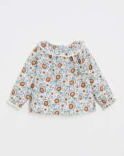 Blouse en imprim&eacute; Imprim&eacute; fleurs folk  Natalys