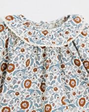 Blouse en imprim&eacute; Imprim&eacute; fleurs folk  Natalys