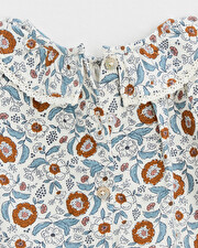 Blouse en imprim&eacute; Imprim&eacute; fleurs folk  Natalys