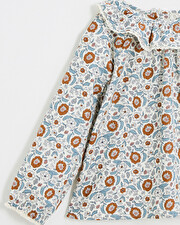 Blouse en imprimé Imprimé fleurs folk Natalys