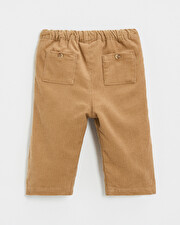 Pantalon en velours c&ocirc;tel&eacute; Coloris caramel  Natalys