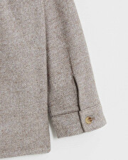 Chemise en flanelle Coloris beige  Natalys