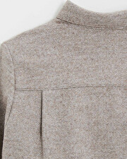 Chemise en flanelle Coloris beige  Natalys