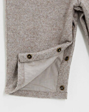 Salopette en flanelle Coloris beige  Natalys
