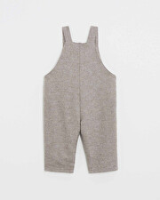 Salopette en flanelle Coloris beige  Natalys