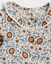Pyjama une pi&egrave;ce en imprim&eacute; Imprim&eacute; fleurs folk  Natalys