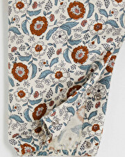 Pyjama une pi&egrave;ce en imprim&eacute; Imprim&eacute; fleurs folk  Natalys