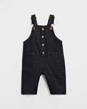 Salopette longue en denim Coloris gris anthracite  Natalys