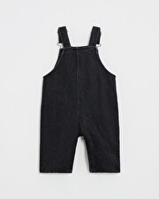 Salopette longue en denim Coloris gris anthracite  Natalys