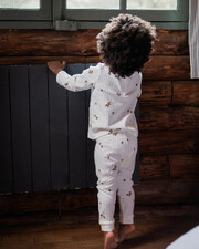 Pyjama en c&ocirc;tes enfant Imprim&eacute; automne  Natalys