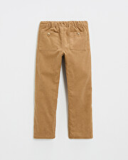 Pantalon en velours côtelé Coloris caramel Natalys
