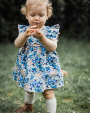 Robe sans manches en popeline Imprim&eacute; grosses fleurs  Natalys