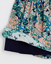Robe sans manches en popeline Imprim&eacute; grosses fleurs  Natalys