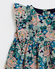 Robe sans manches en popeline Imprim&eacute; grosses fleurs  Natalys