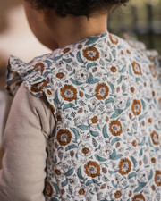 Gilet sans manche imprimé Imprimé fleurs folk Natalys