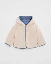 Manteau r&eacute;versible d&eacute;perlant Coloris bleu nocturne  Natalys