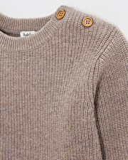 Pull en tricot fantaisie Coloris moka Natalys