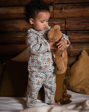 Pyjama deux pièces en imprimé Imprimé fleurs folk Natalys