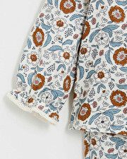 Pyjama deux pièces en imprimé Imprimé fleurs folk Natalys