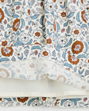 Robe manches longues imprim&eacute; Imprim&eacute; fleurs folk  Natalys