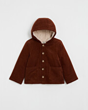 Manteau en velours côtelé Coloris brique Natalys