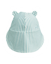 Chapeau de bain rayé anti-UV Senia Coloris bleu Liewood