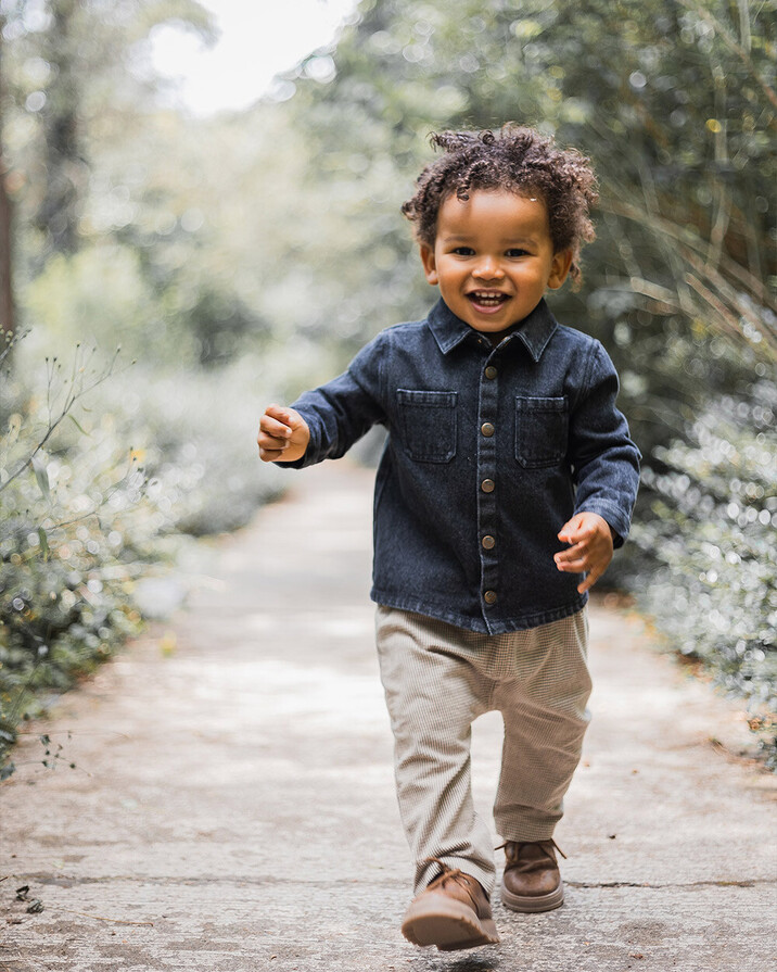 Chemise en denim Coloris gris anthracite  Natalys