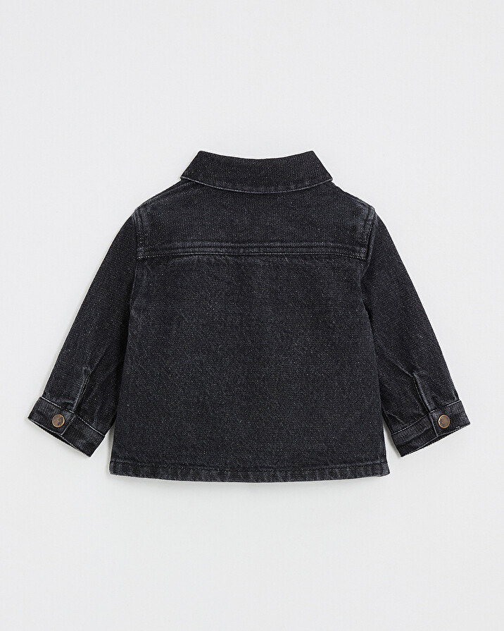 Chemise en denim Coloris gris anthracite  Natalys