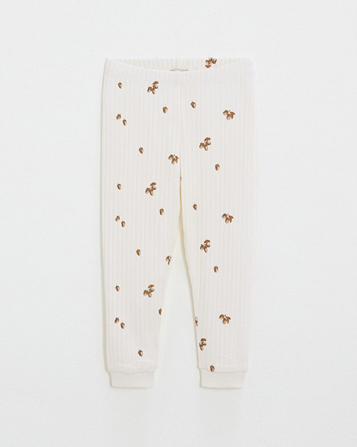 Pyjama en c&ocirc;tes enfant Imprim&eacute; automne  Natalys