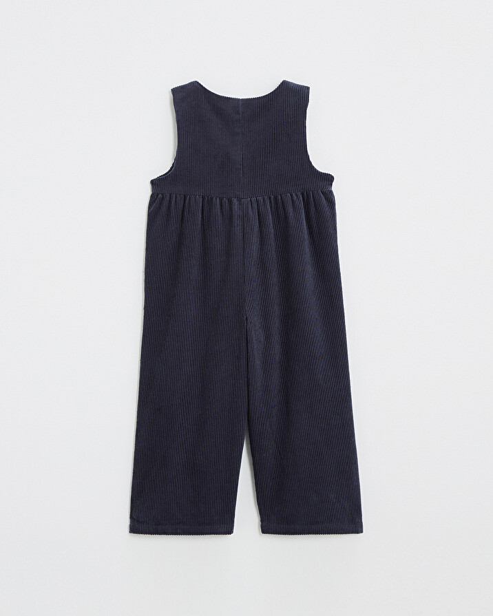 Combinaison en velours Coloris bleu nocturne  Natalys