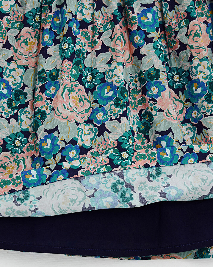 Robe sans manches en popeline Imprimé grosses fleurs Natalys