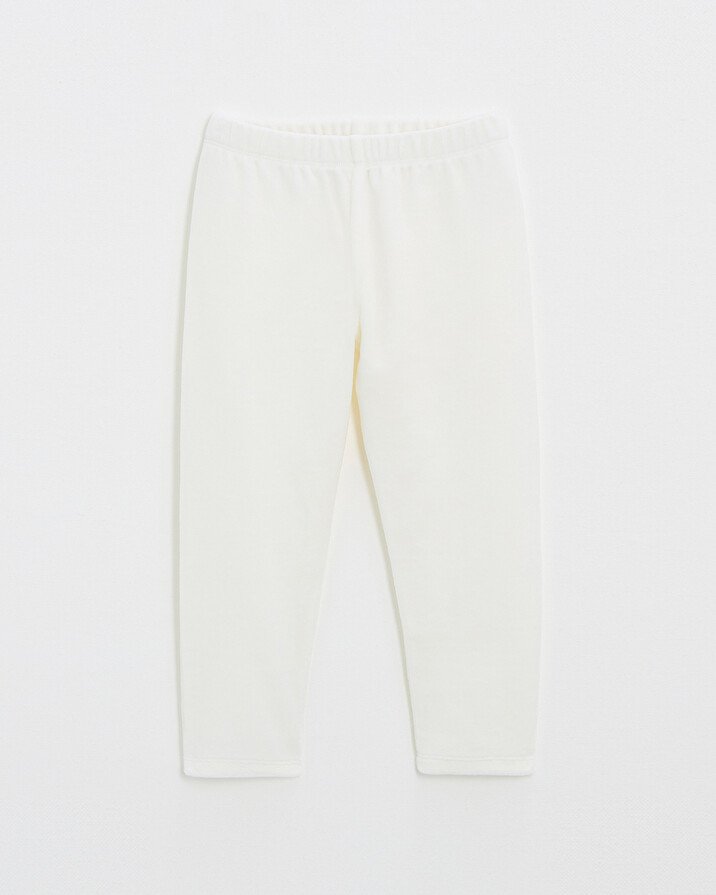 Pyjama deux pi&egrave;ces enfant en velours Coloris &eacute;cru  Natalys