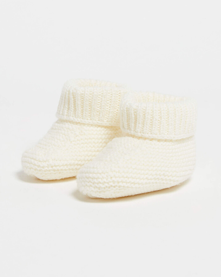 Chaussons en laine mérinos Coloris écru Natalys