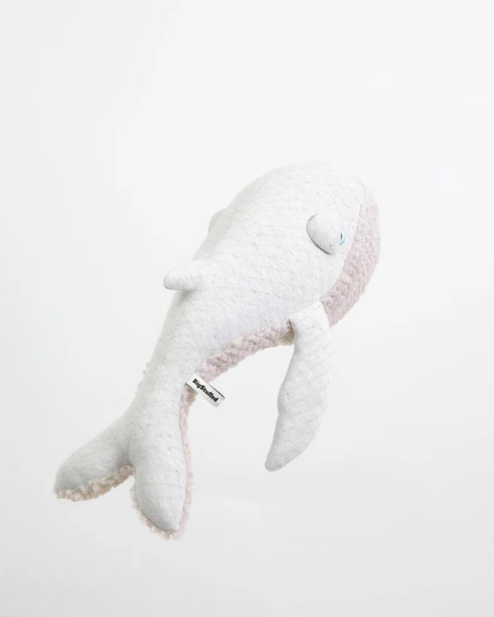 Peluche baleine 56 cm Coloris albino  Bigstuffed