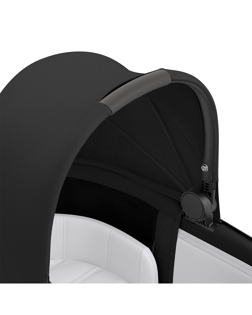 Poussette Mios nacelle avec châssis rosegold Coloris deep black Cybex
