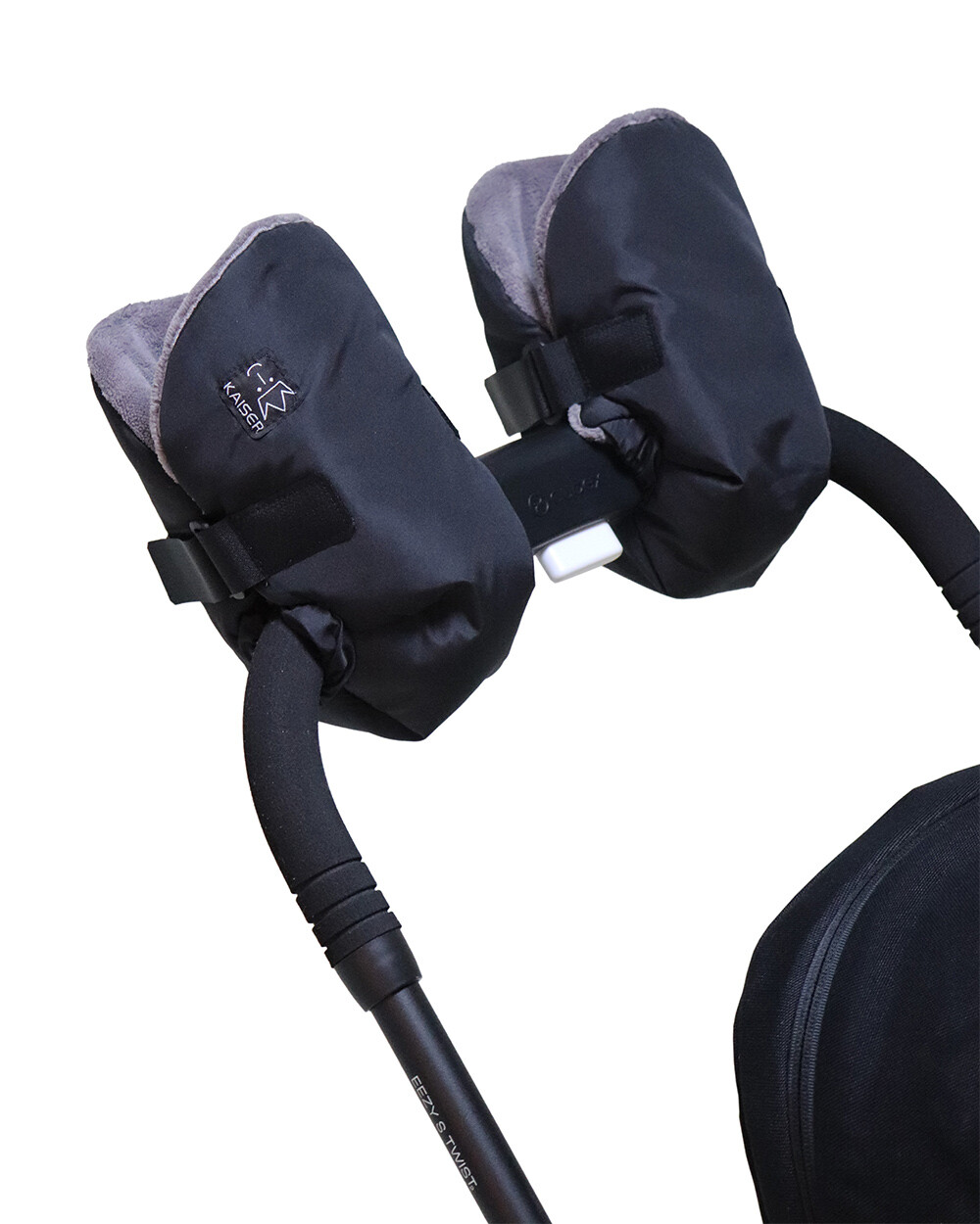 Gants pour poussette Kiwa Coloris noir Kaiser