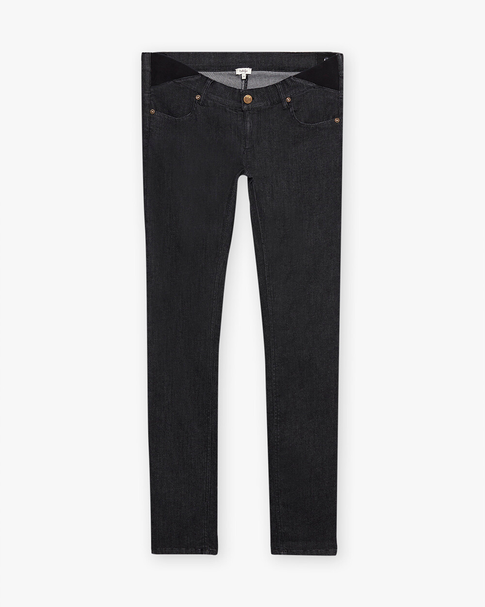 Jean slim de grossesse taille basse Coloris noir  Natalys