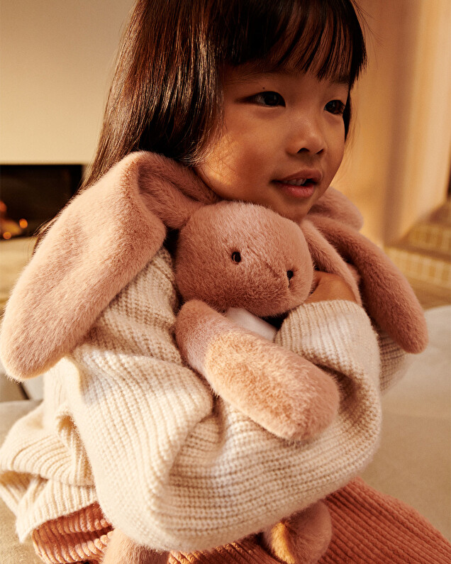 Peluche lapin Berto Coloris rose Liewood