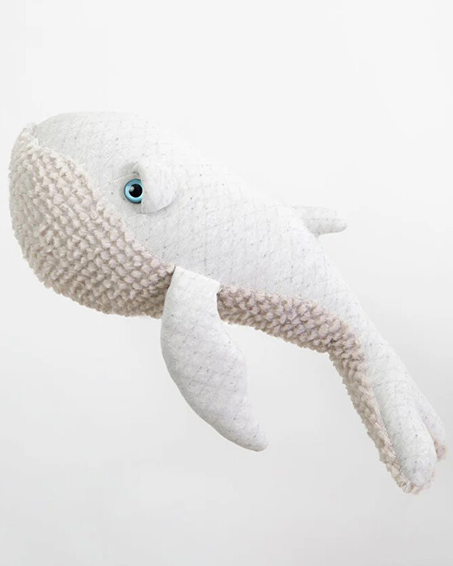 Peluche baleine 56 cm Coloris albino Bigstuffed