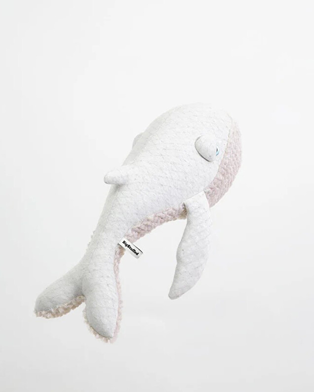 Peluche baleine 56 cm Coloris albino Bigstuffed