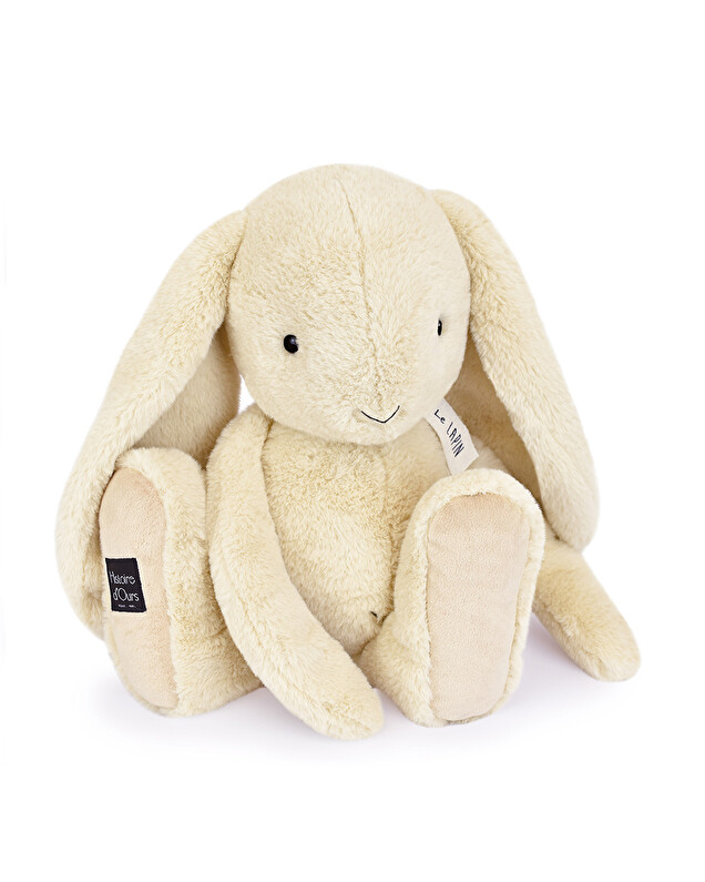 Peluche lapin 50 cm Coloris vanille Histoire d'Ours