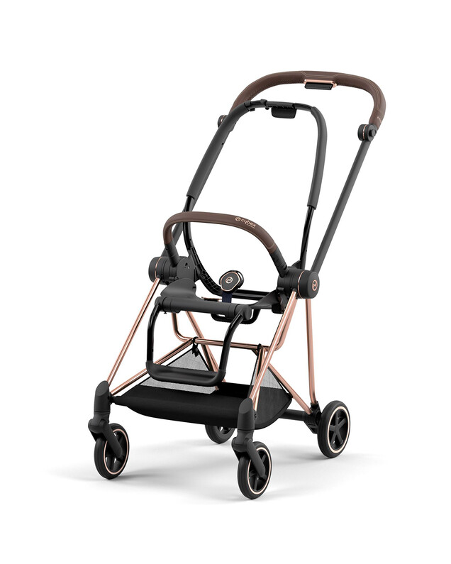 Pack poussette MIOS évolutive avec châssis rosegold Coloris deep black Cybex